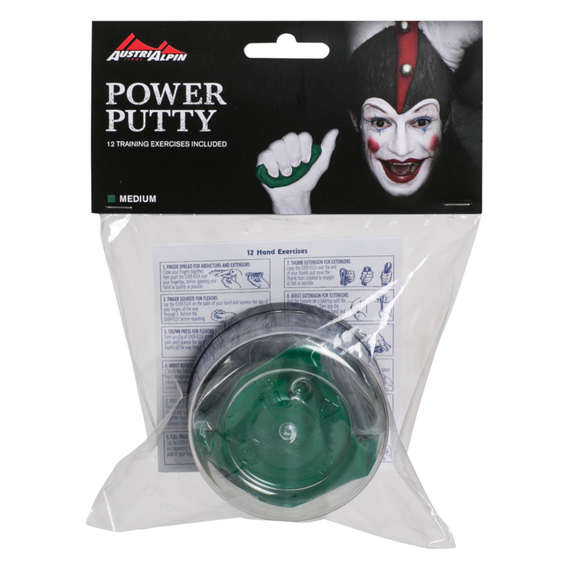 Austri Alpin Power Putty medium Trainingsknete grün