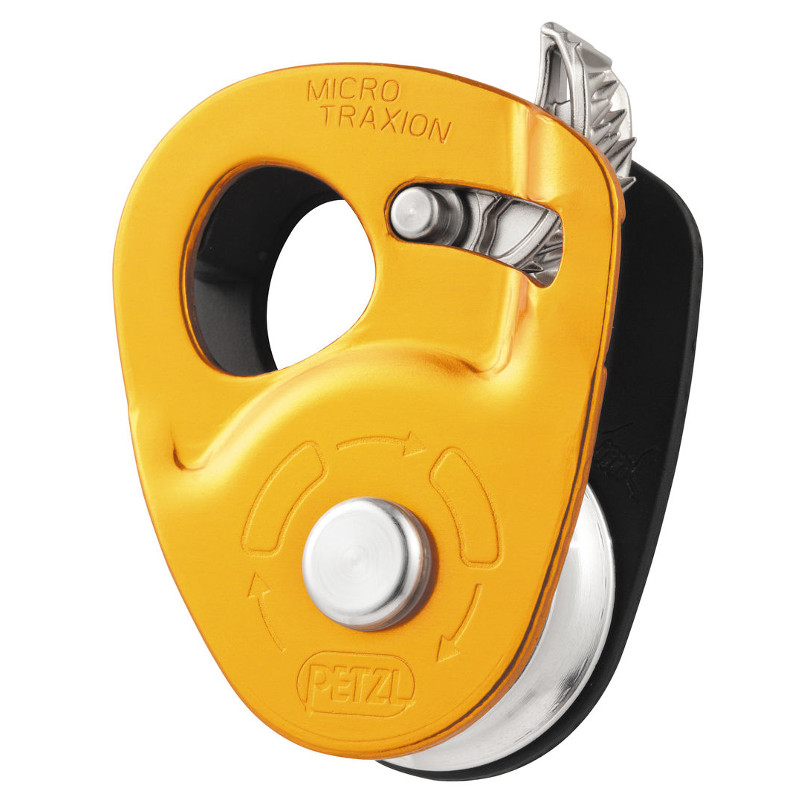Petzl Micro Traxion Umlenkrolle mit Rücklaufsperre