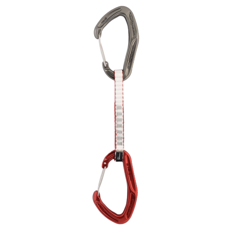 DMM Alpha Trad Quickdraw Express-Set titanium/red 12 cm