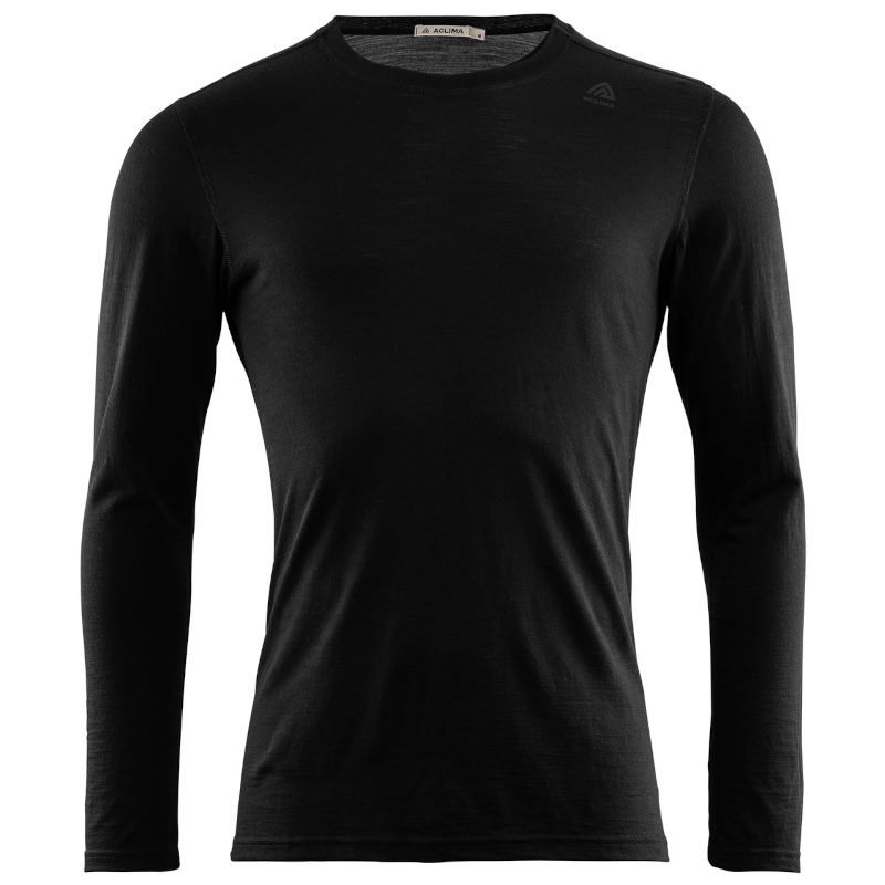 Aclima LightWool 140 Undershirt LS jet black L