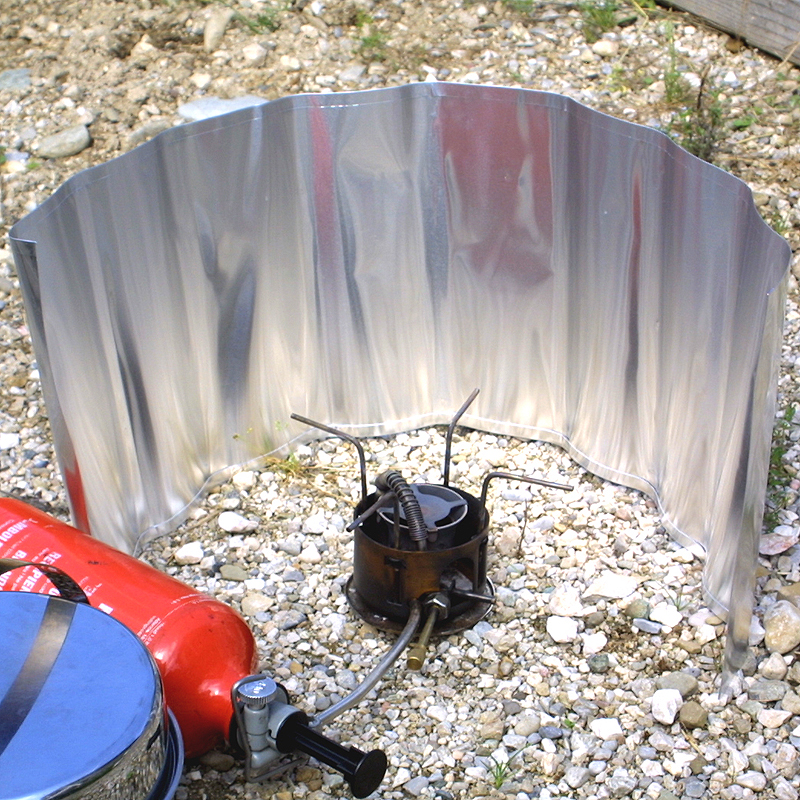 Basic Nature Alu Windschutz rollbar