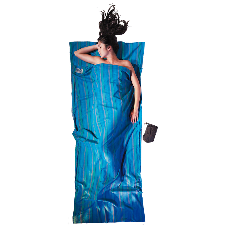 Cocoon TravelSheet Coupler 220 x 83 cm Nile BW