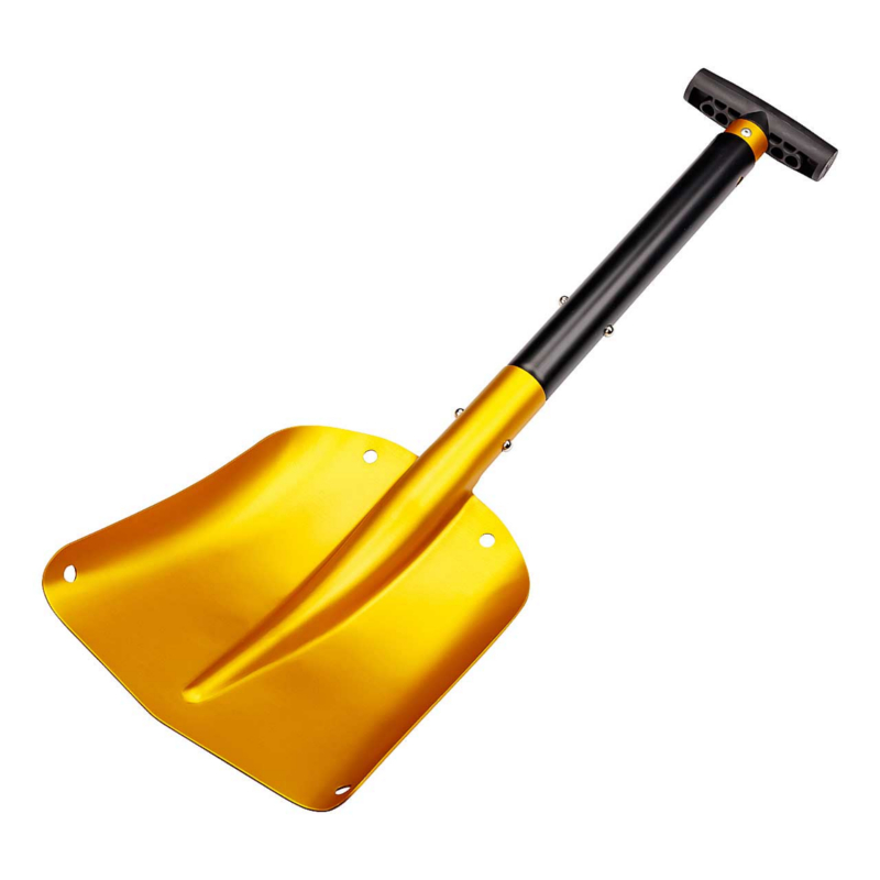 Herbertz Teleskop Schneeschaufel Alu 65cm/597g gold/schwarz