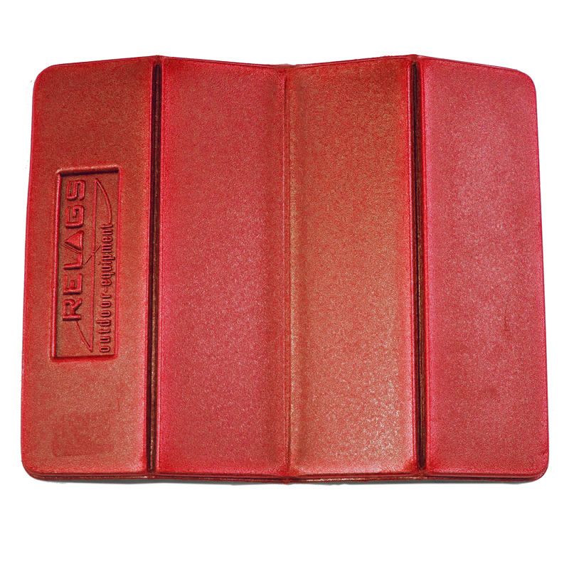 Basic Nature Faltkissen / Sitzkissen PE 40 x 30 x 0,7 cm rot