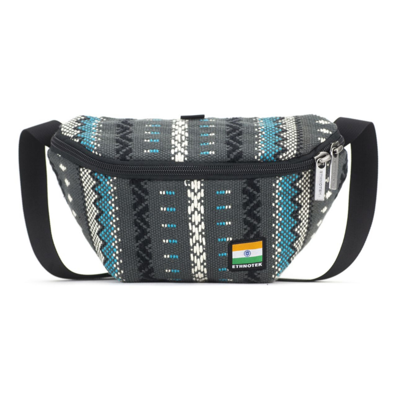 Ethnotek Bagus Bum Bag S Viva con Aqua grey
