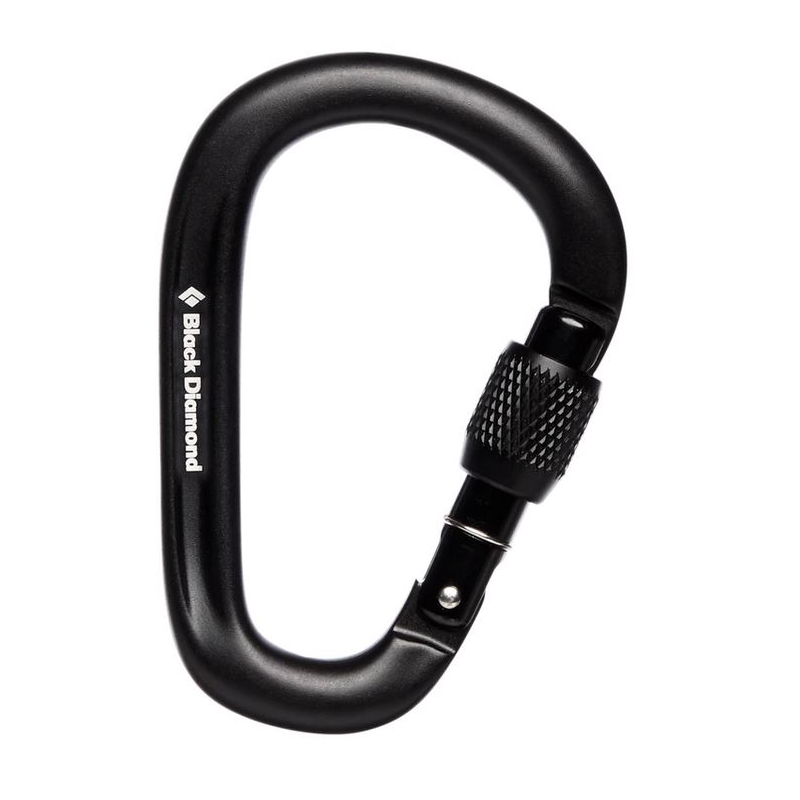 Black Diamond Pearlock Screwgate Karabiner black