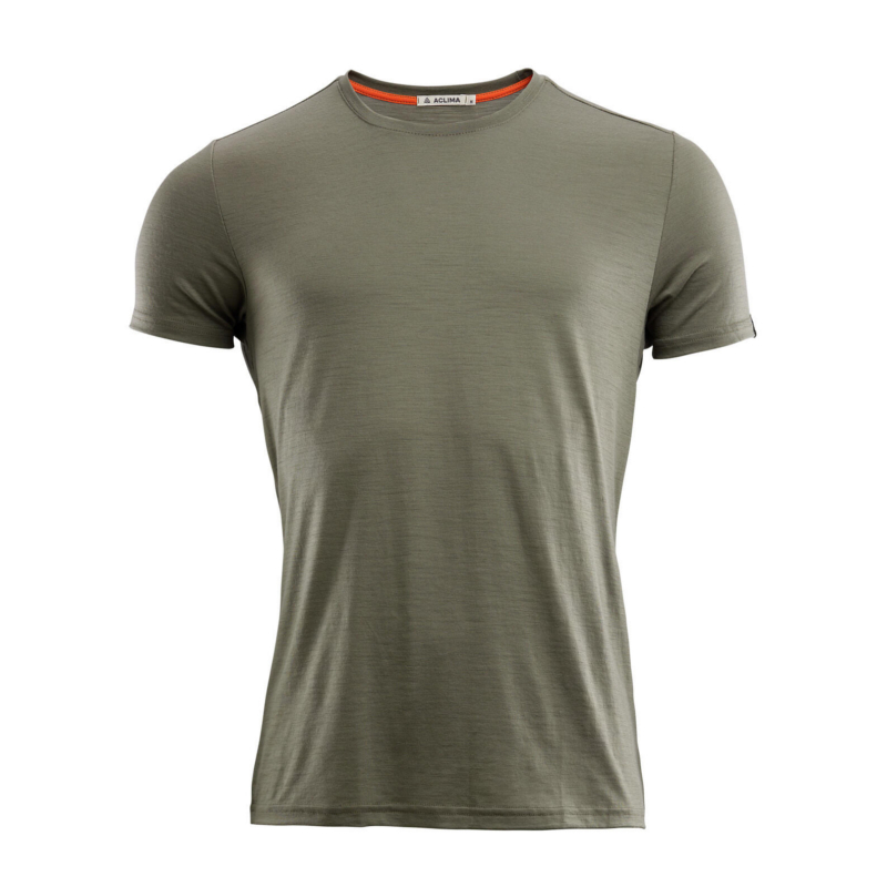 Aclima LightWool 140 T-Shirt Round Neck Relaxed Fit ranger green M
