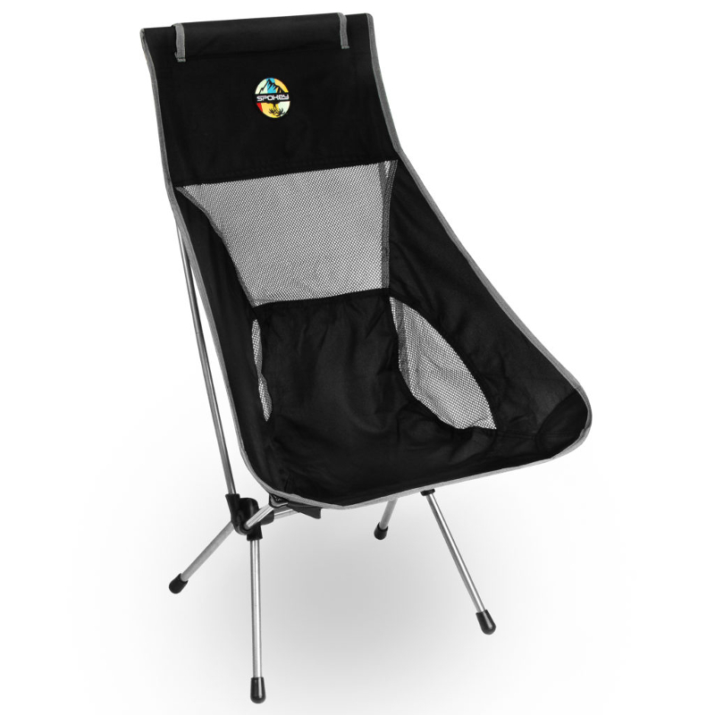 Spokey Airy Faltstuhl black/grey