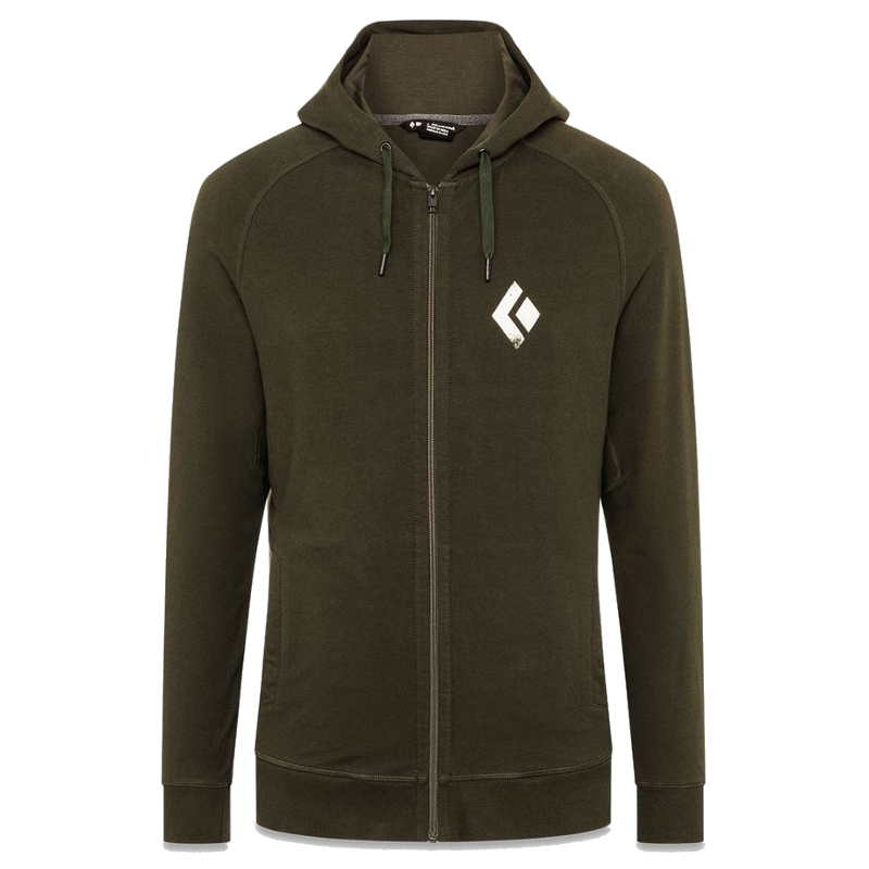 Black Diamond Chalked Up Full Zip Hoody olive L