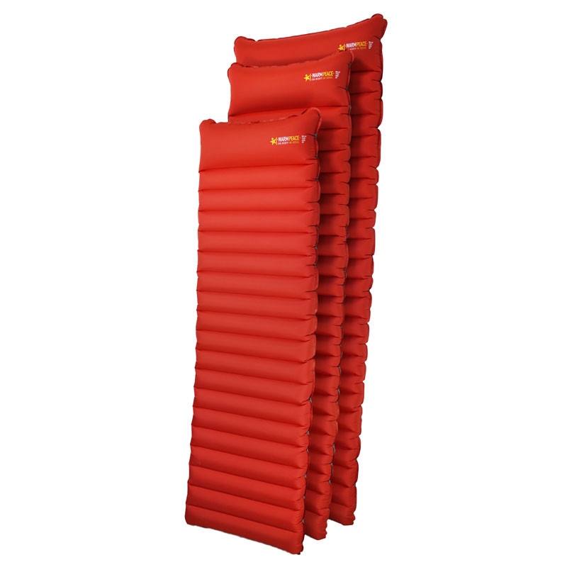 Warmpeace Stratus Lite Inflatable Mat large brick/grey