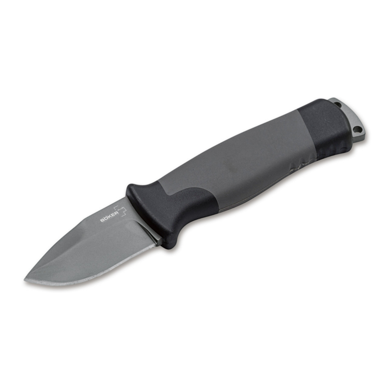 Böker Plus Outdoorsman Mini mit Kydex Scheide und Teklock Gürteladapter in Schatulle