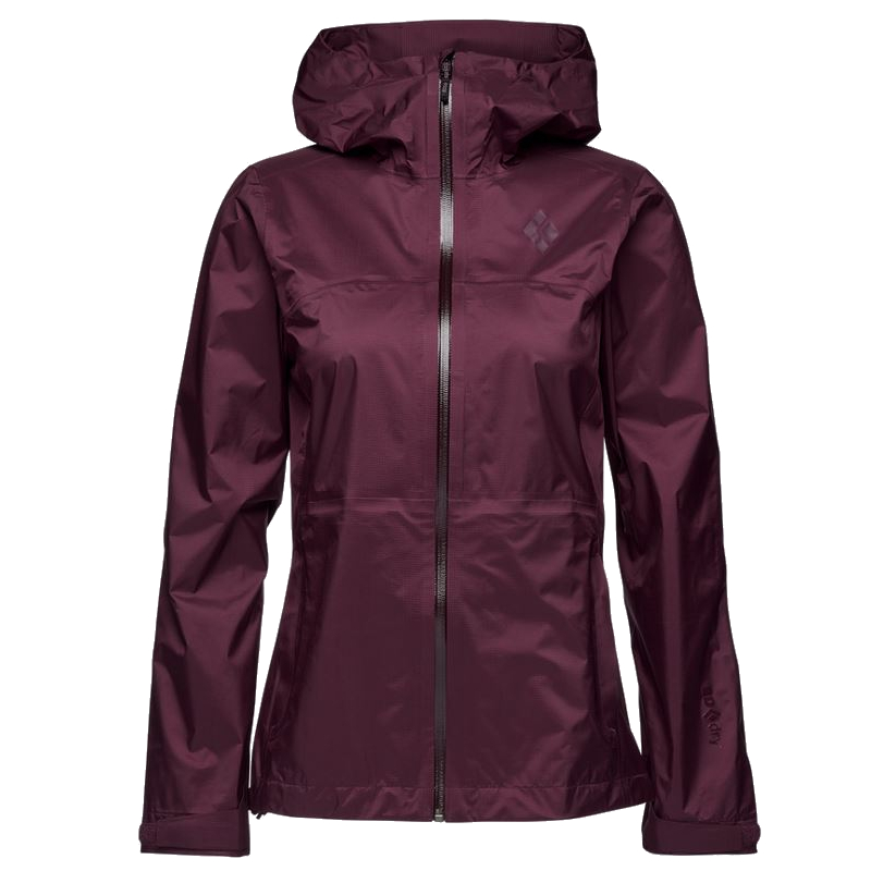 Black Diamond Treeline Rain Shell Women blackberry XS