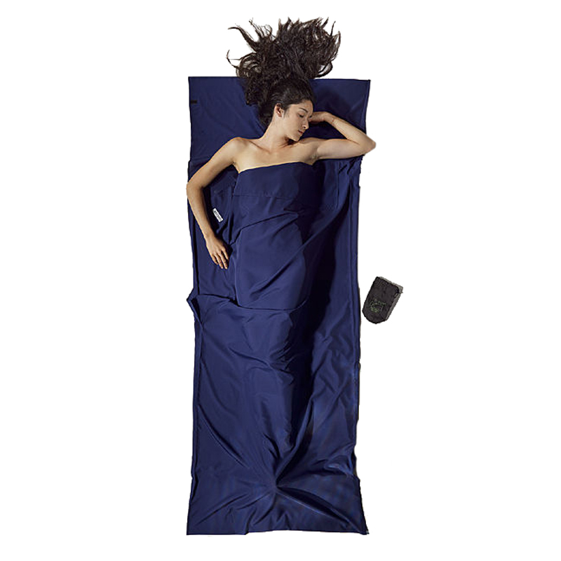 Cocoon Travel Sheet Microfaser 225 x 80 cm navy Mont K