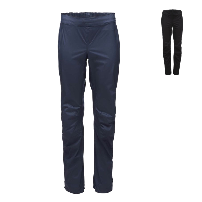 Black Diamond Stormline Stretch Rain Full Zip Pants Women Regenhosen Frauen