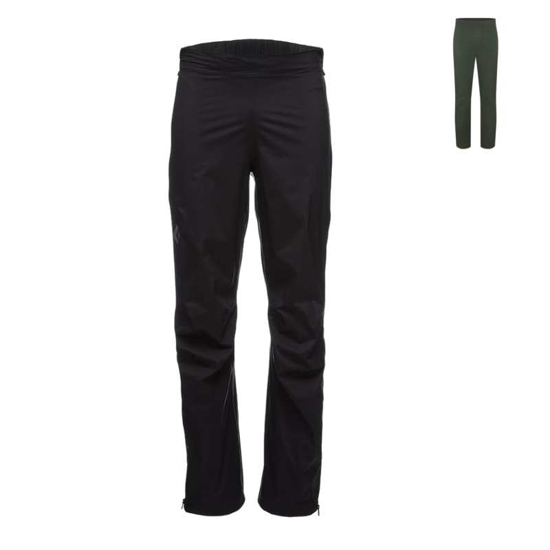 Black Diamond Stormline Stretch Rain Full Zip Pants Regenhosen Männer