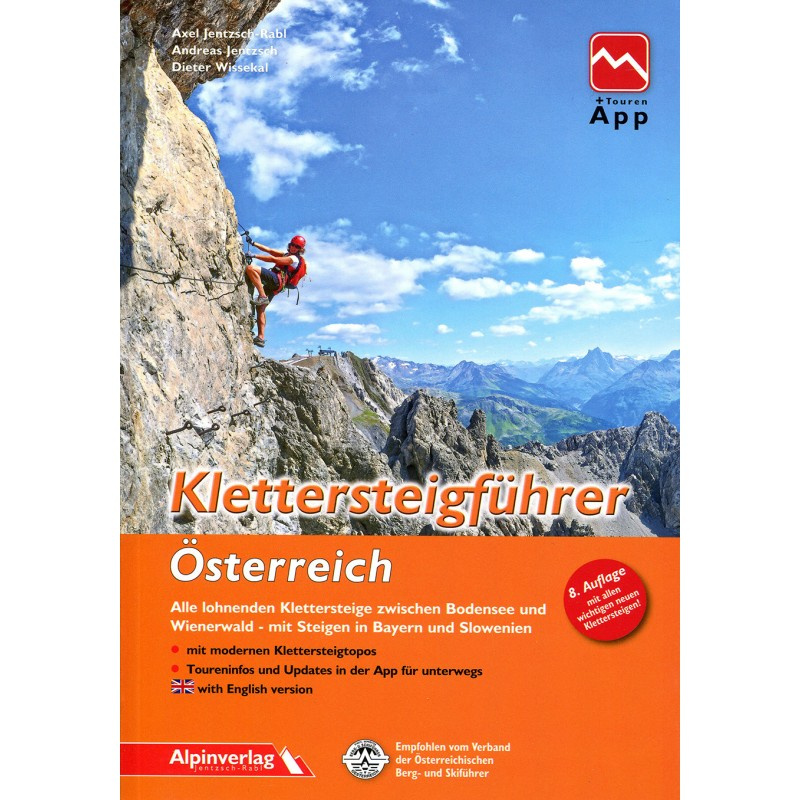 Alpinverlag Jentzsch-Rabl Klettersteigführer Österreich 8. Auflage 2022