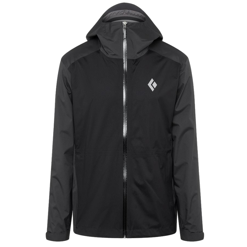 Black Diamond Stormline Stretch Rain Shell black/carbon L