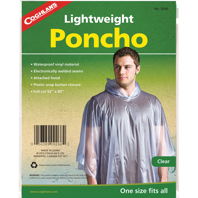 Coghlans Leichtponcho transparent