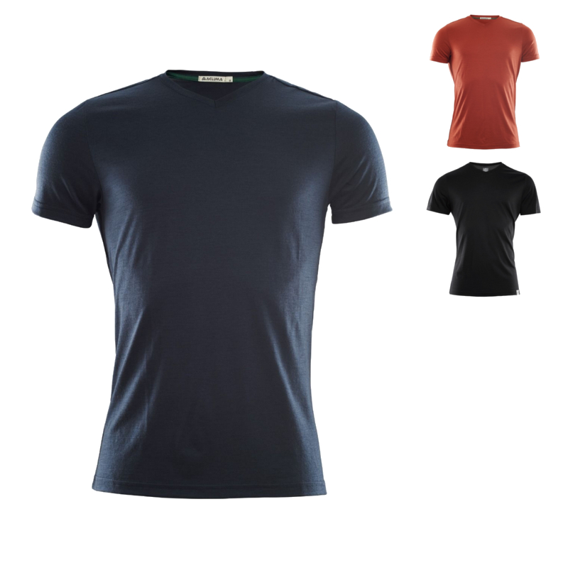 Aclima Lightwool T Shirt V Neck T-Shirts Männer