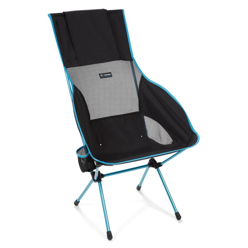 Helinox Savanna Chair Black Cyan Blue
