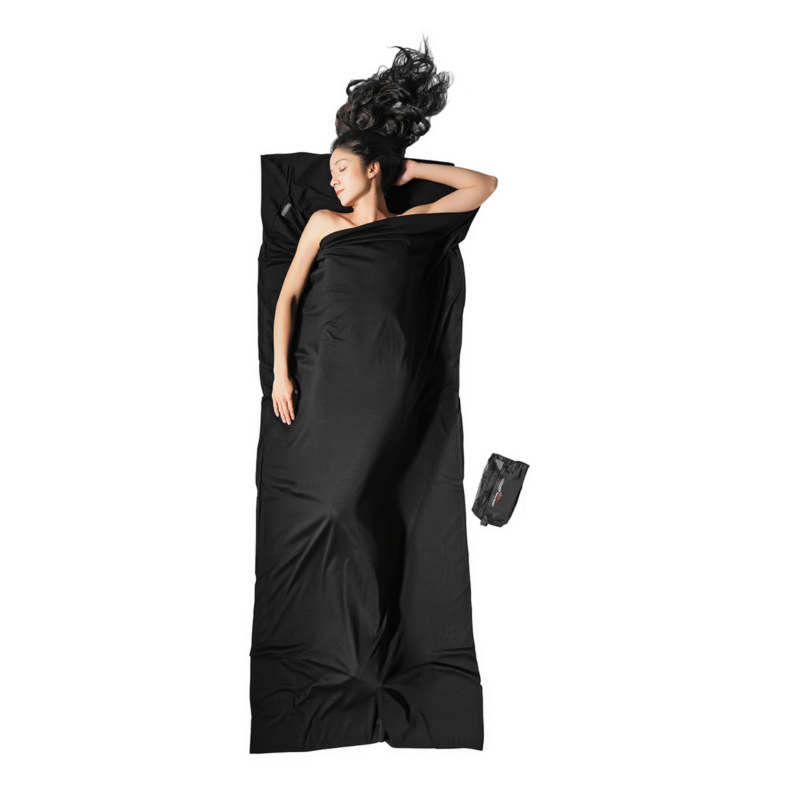 Cocoon Merino Wool Travelsheet black 220x85cm