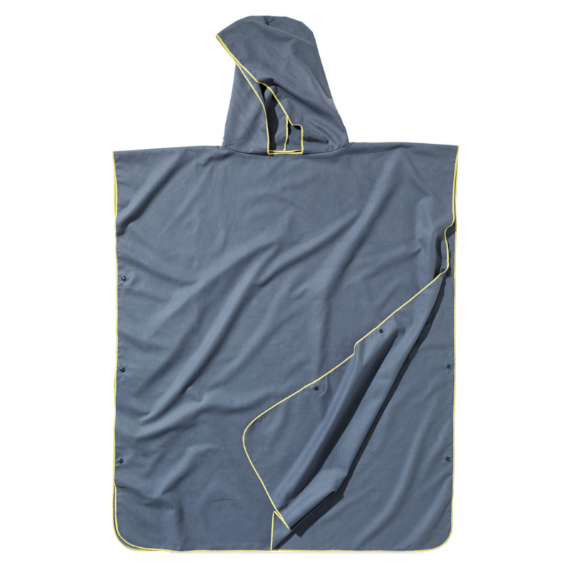 Cocoon Towel Poncho 220 x 90 cm anchor grey