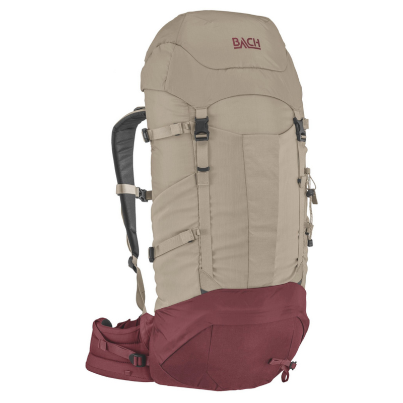 Bach Pack Daydream 40 Liter Long sand beige/red dahlia
