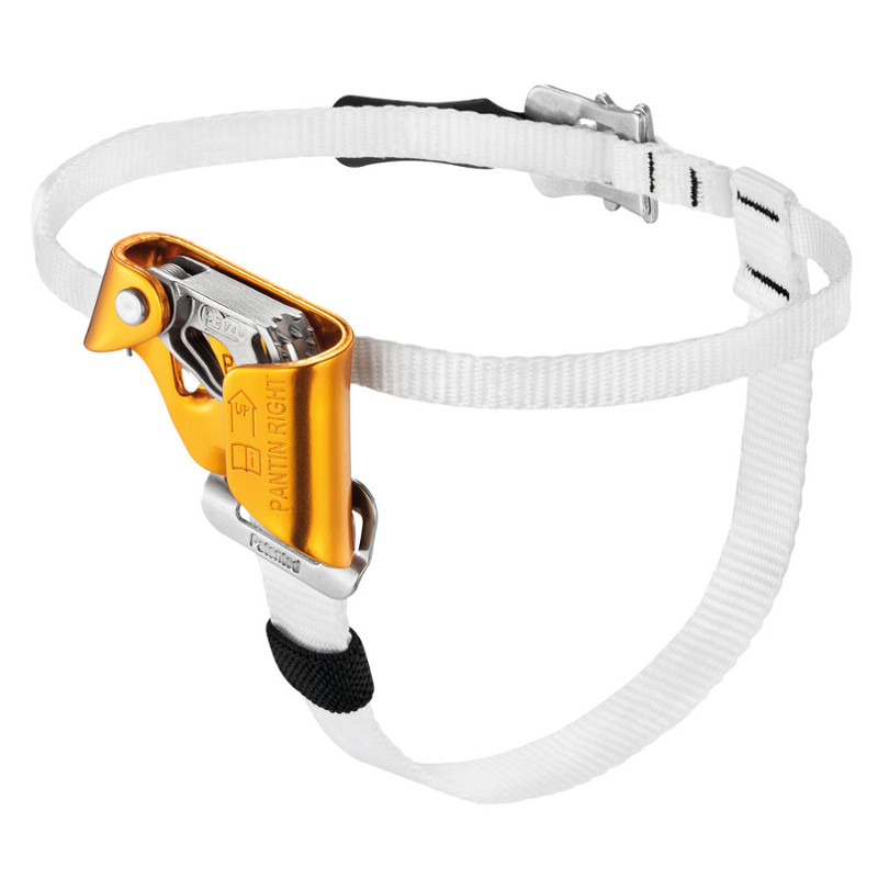 Petzl Pantin rechts Fußsteigklemme gold