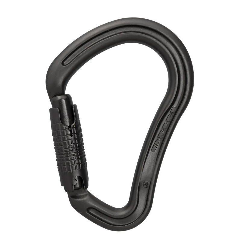 DMM Boa 30 kN HMS Locksafe Karabiner matt grey