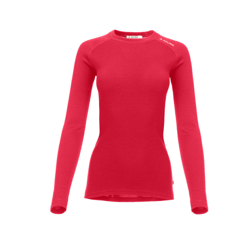 Aclima Warmwool 200 Crewneck Women jester red L