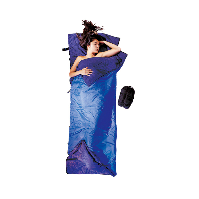 Cocoon Tropic Traveler Silk koppelbar royal blue/tuareg  200x80 cm