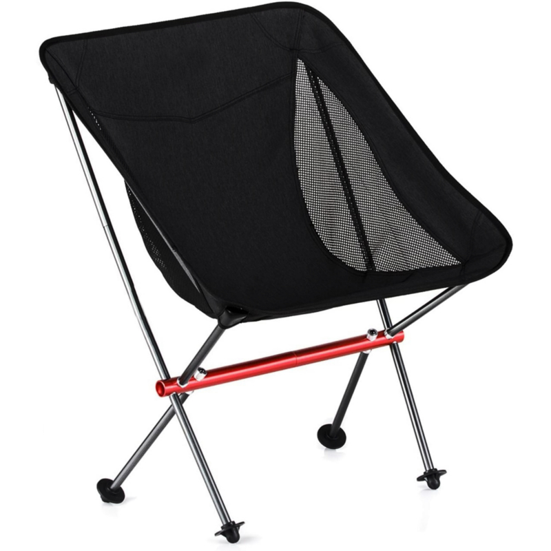 BasicNature Travelchair Ultralight Low Rest schwarz