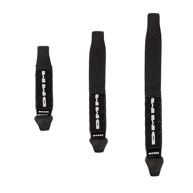 DMM Nylon Vari-width Sling Logo with Keeper Bandschlinge Fixiergummi außen