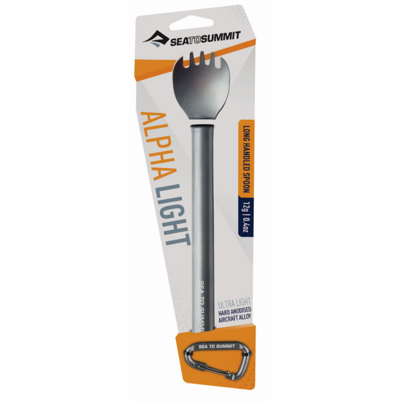 Sea To Summit Alpha Light Long Handled Spork grey anodised