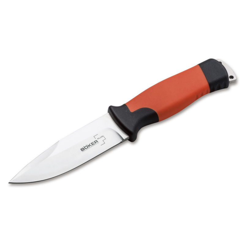 Böker Plus Outdoorsman XL mit M.O.L.L.E. Nylon Steckscheide in Schatulle