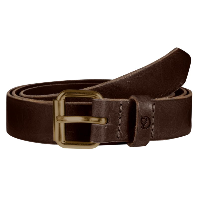 Fjällräven Singi Belt 2.5 cm leather brown 95 cm