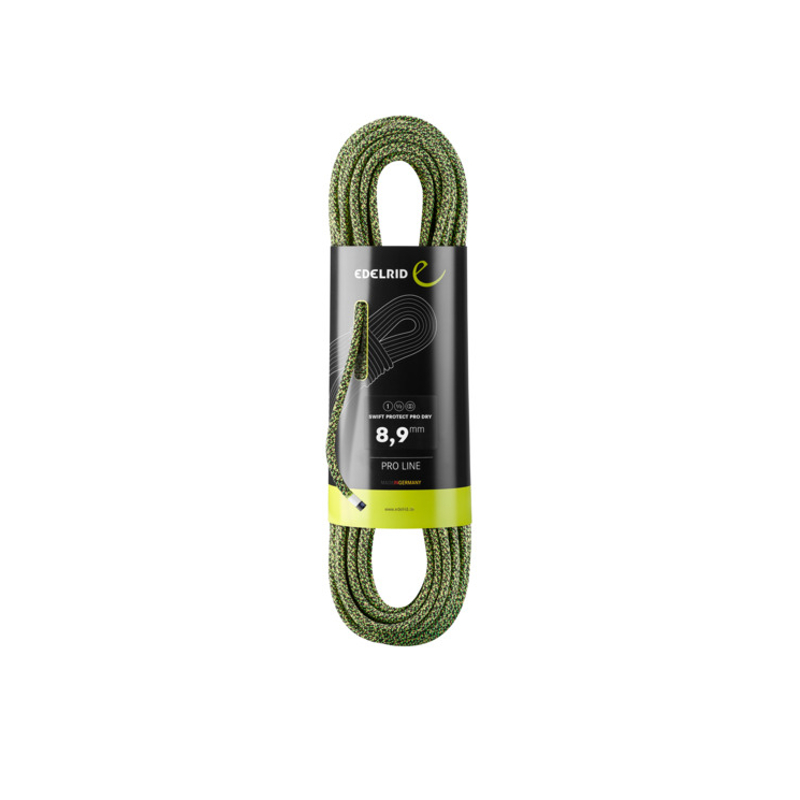 Edelrid Swift Protect Pro Dry 8,9 mm Einfach-,Zwilling-,Halbseil night green 60 m