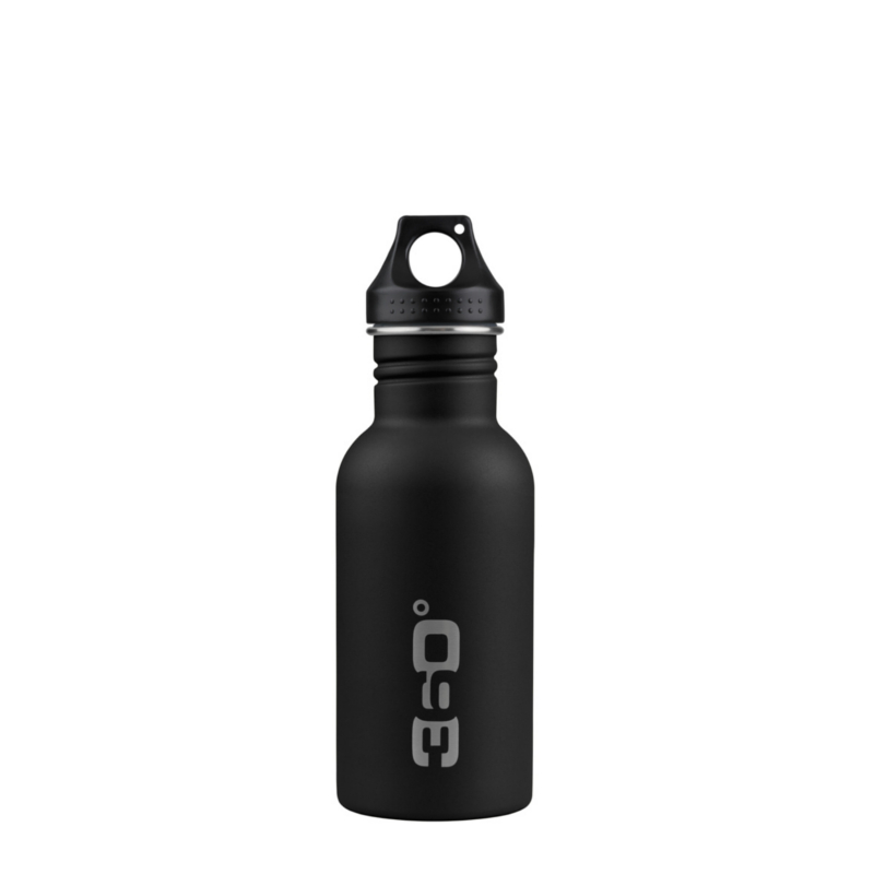 360 Degrees Stainless Single Wall Bottle 550ml matte black