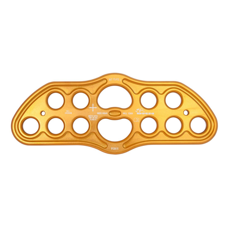 DMM Bat Plate Riggingplatte gold L