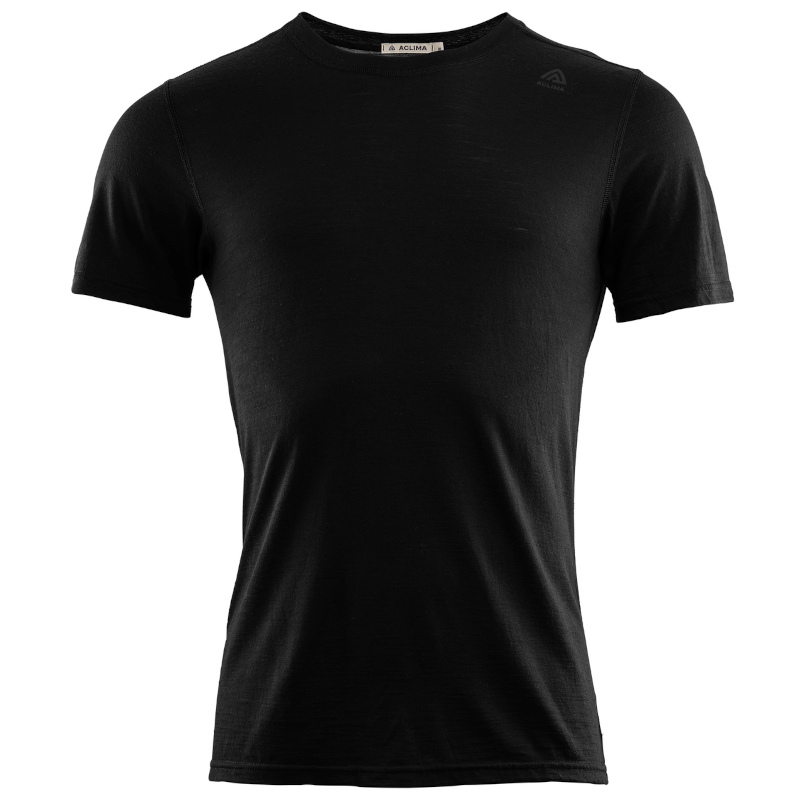 Aclima Lightwool Undershirt Tee jet black M