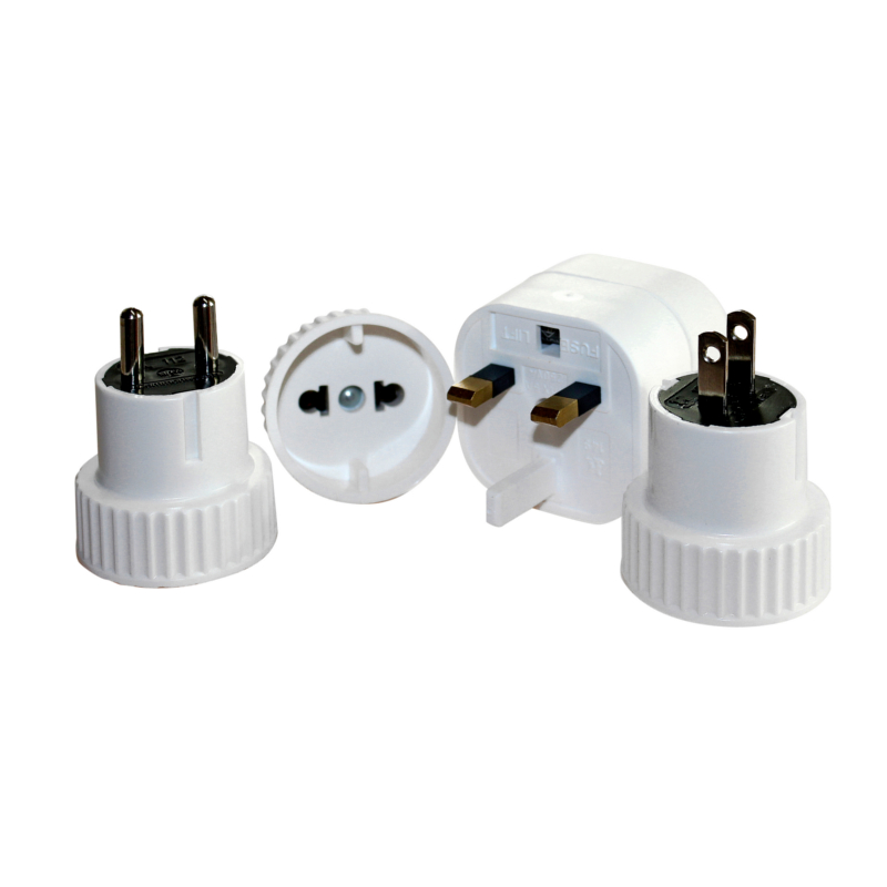 Basic Nature Steckeradapter 'Welt Set'mit 4 Adaptern