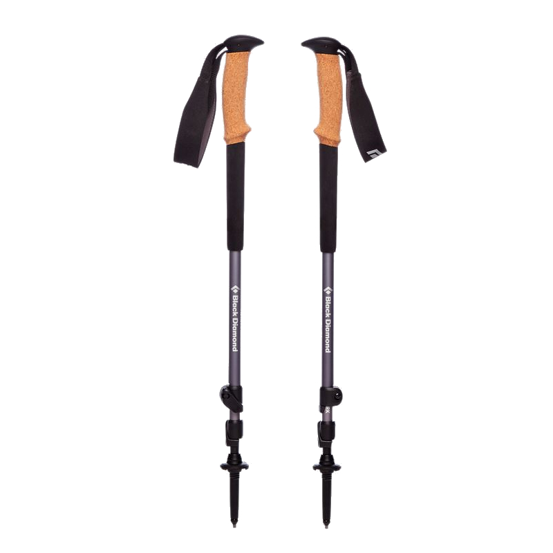 Black Diamond Trail Cork Trekking Poles granite