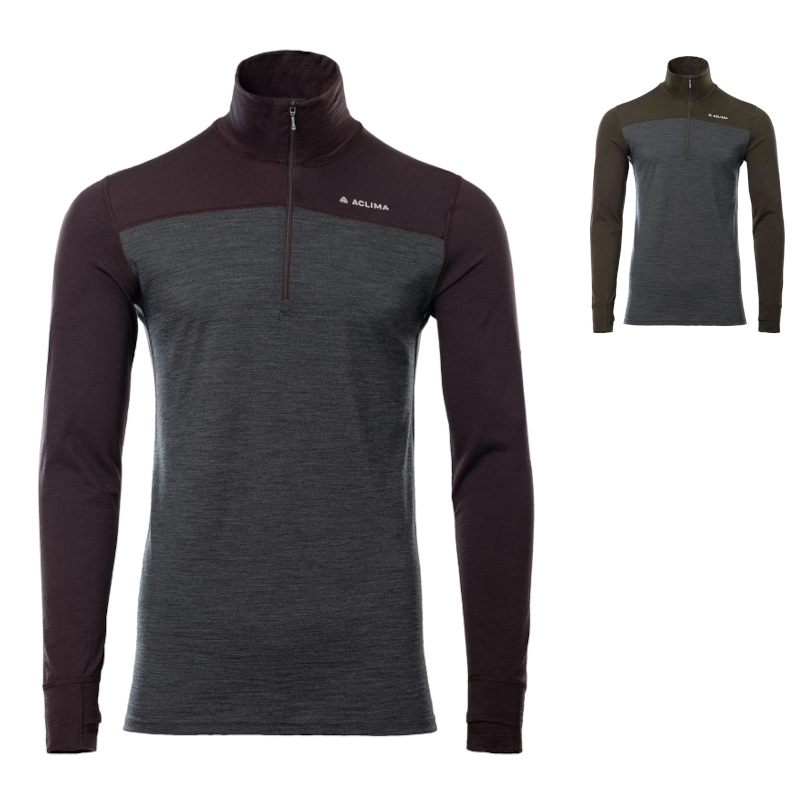 Aclima LightWool 180 Polo Zip - Pullover Männer