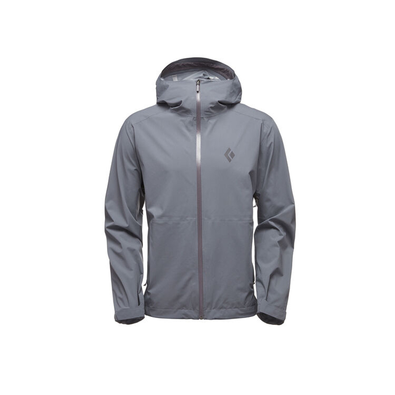 Black Diamond Stormline Stretch Rain Shell ash L
