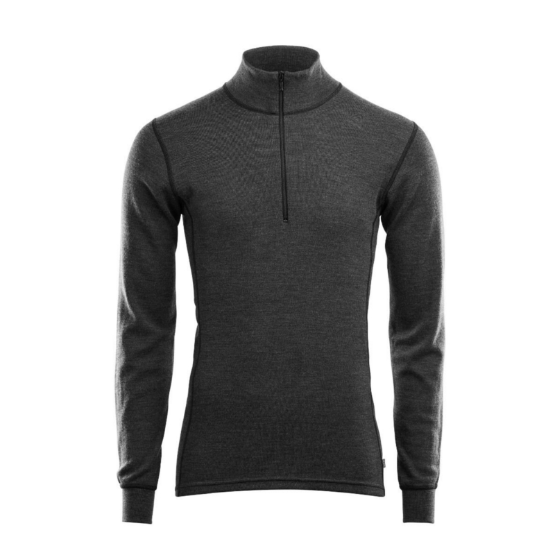 Aclima Warmwool 200 Mock Neck Zip marengo L