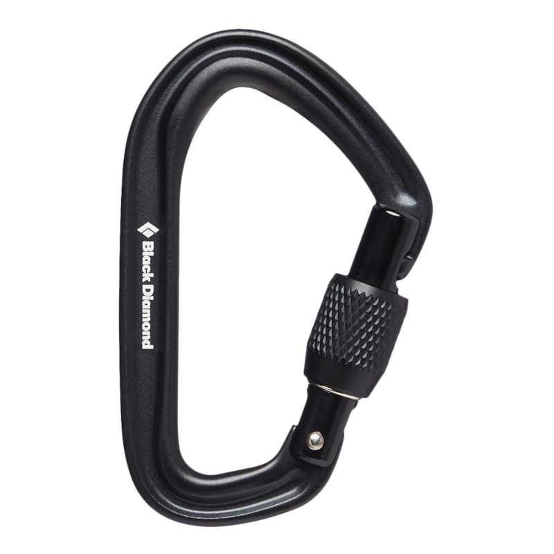 Black Diamond Hotforge Screwgate Karabiner black