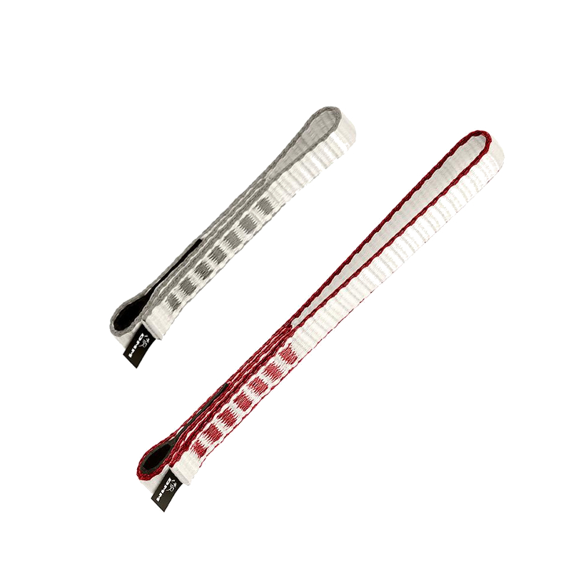 DMM Dynatec Quickdraw Sling with retainer Bandschlinge Fixiergummi innen