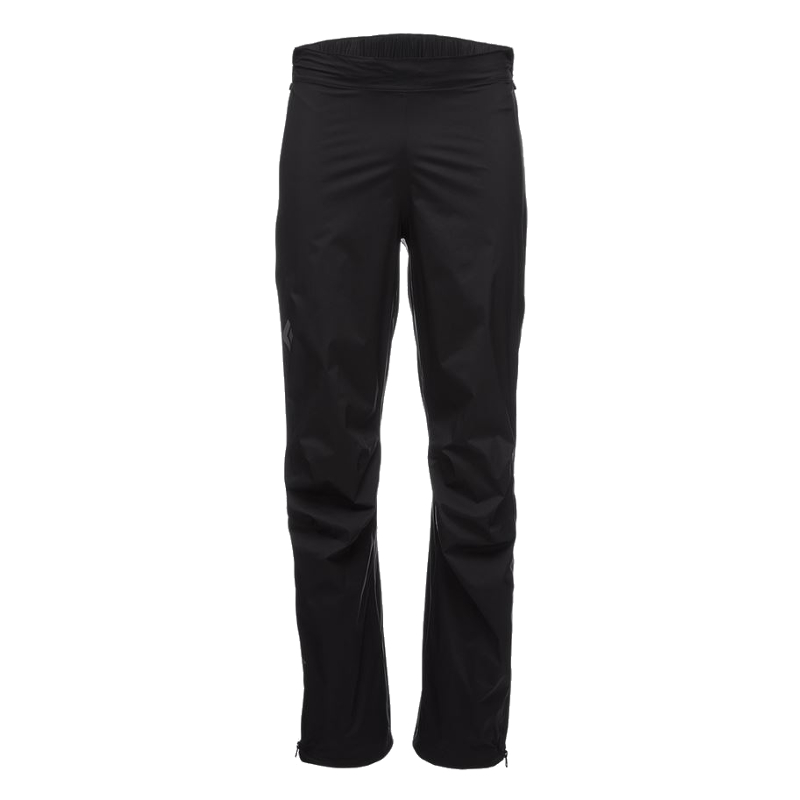 Black Diamond Stormline Stretch Full Zip Rain Pants black S long