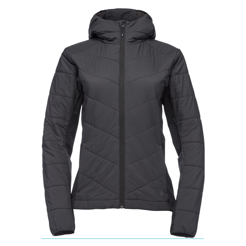 Black Diamond Aspect Wool Women Hoody black L