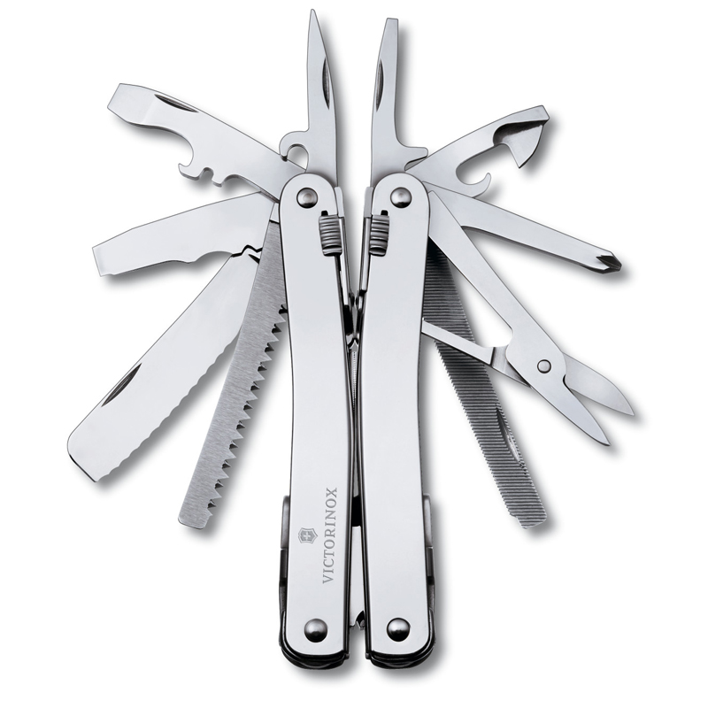 Victorinox SwissTool Spirit X in Lederetui (3.0224.L)